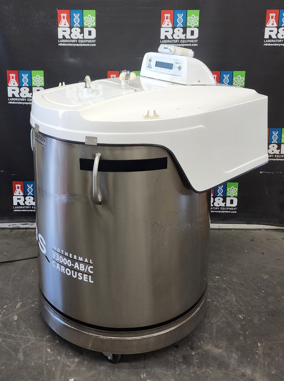 CBS Isothermal V32000-AB/C Cryo LN2 Nitrogen Carousel Storage System 70L