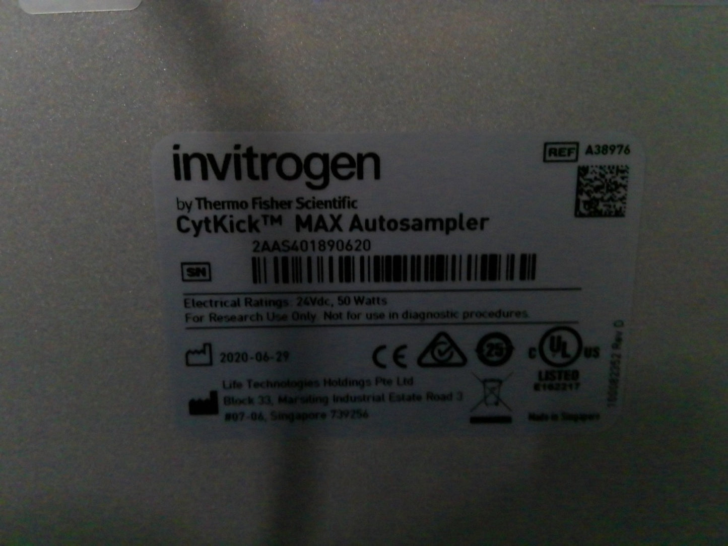 Invitrogen Attune NXT Acoustic Focusing Cytometer w/ CytKick Max Auto Sampler