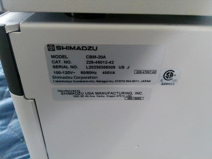 Shimadzu CBM-20A Communications Bus Module HPLC (Lot of 2)