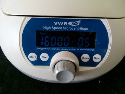 VWR C1603 High Speed Microcentrifuge w/ Rotor & Lid