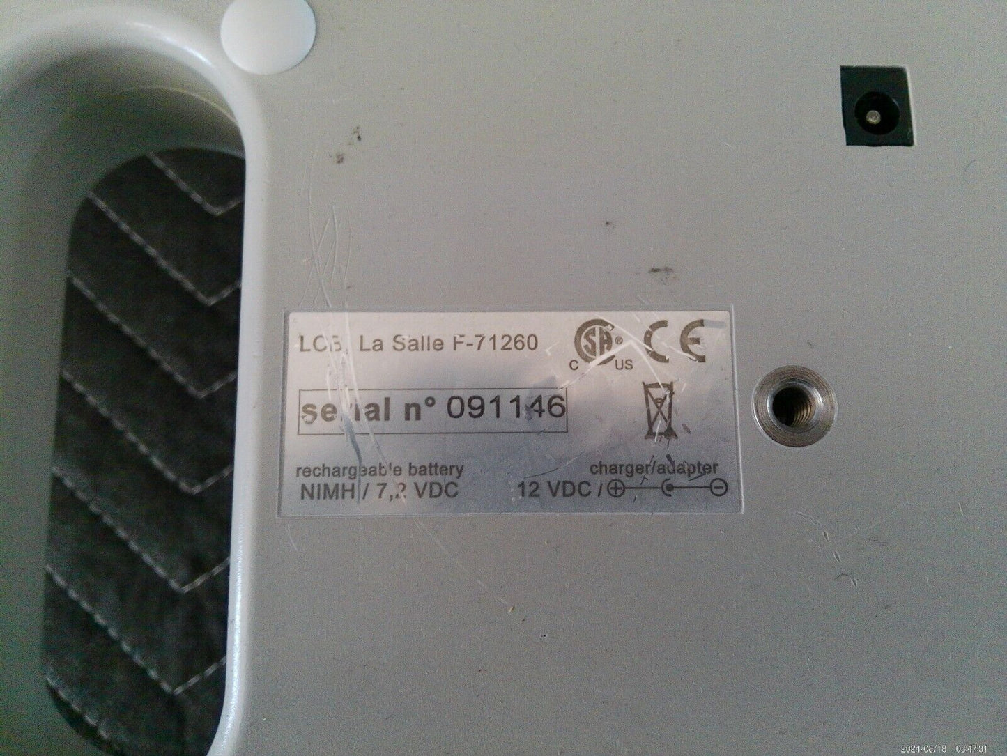 Biomerieux F-71560 AirIdeal 3P for Clean Room Microbiological Air Sampler w/case